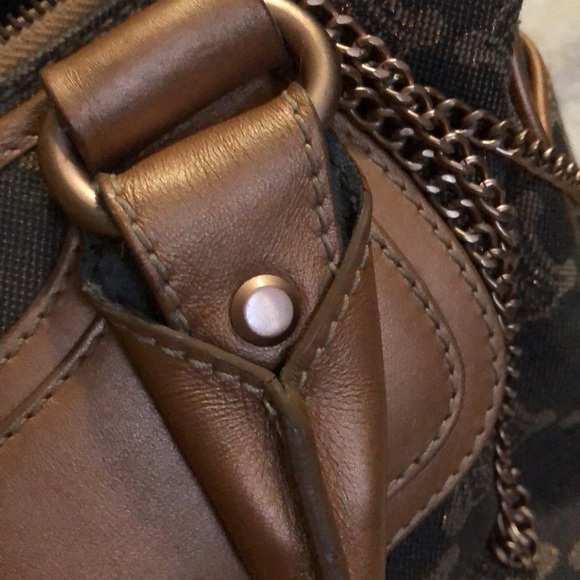 TODAY ONLY:Authentic Celine Triomphe Boogie Denim & Leather Bag rubs sold as-is - Picture 15 of 16